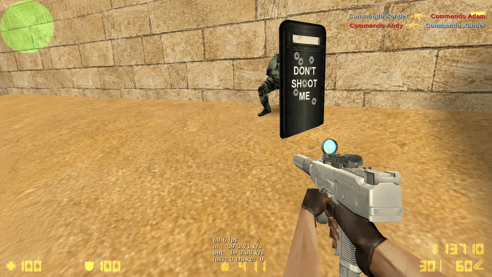 Model Shield "Black and Silver Riot" for CS 1.6 — 3