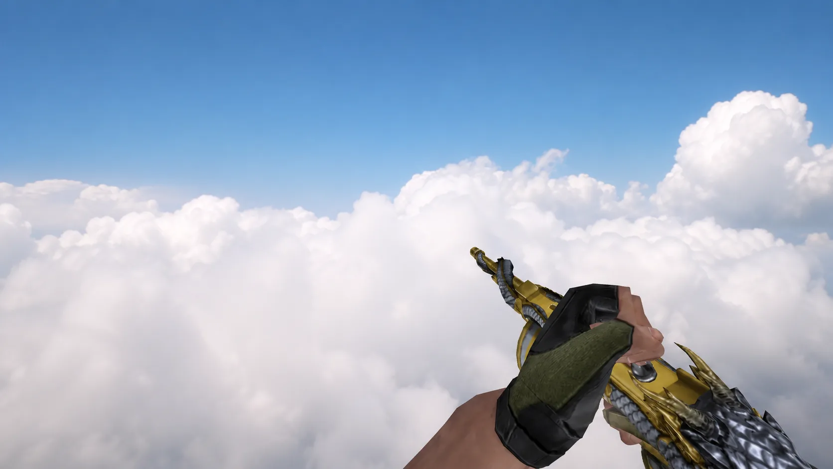 Модель Thompson-Infernal Dragon "Dragon Noble Gold" для CS 1.6 — 2