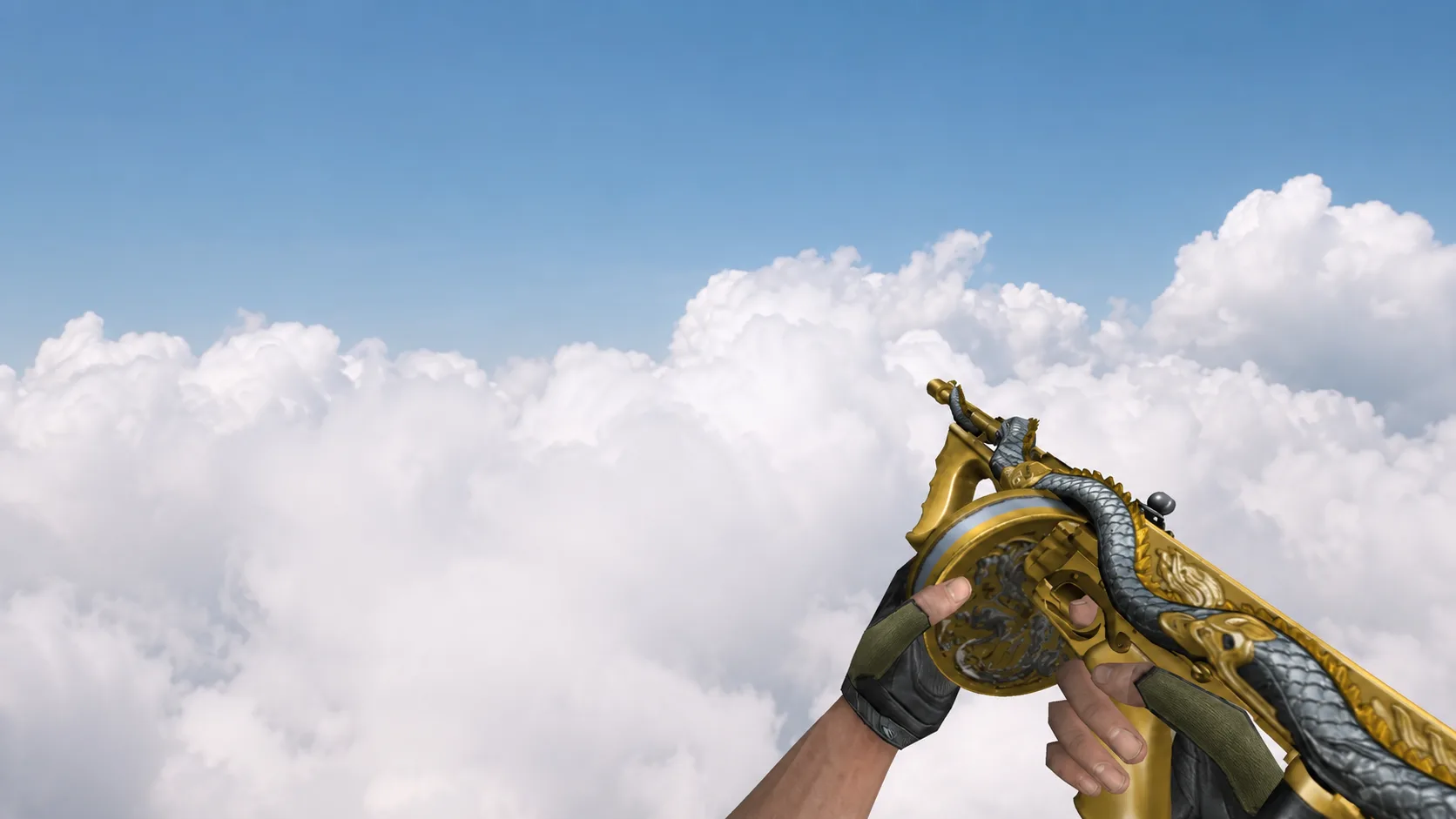 Модель Thompson-Infernal Dragon "Dragon Noble Gold" для CS 1.6 — 3