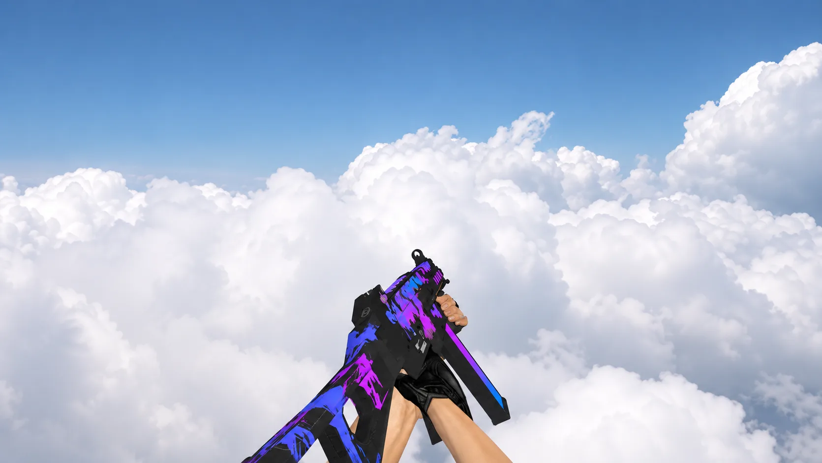 Модель UMP-45 "Cyberpunk" для CS 1.6 — 2
