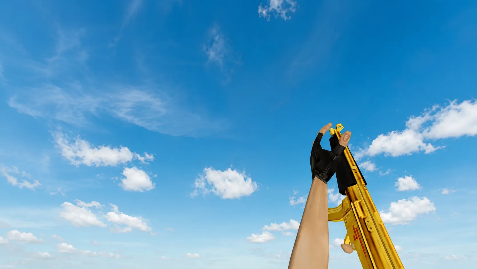 Model MP5 "Golden" for CS 1.6 — 3
