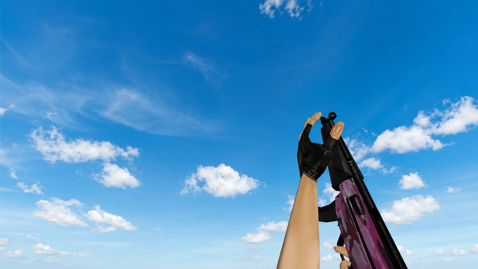 Model MP5 „Różowy Camo” dla CS 1.6 — 2