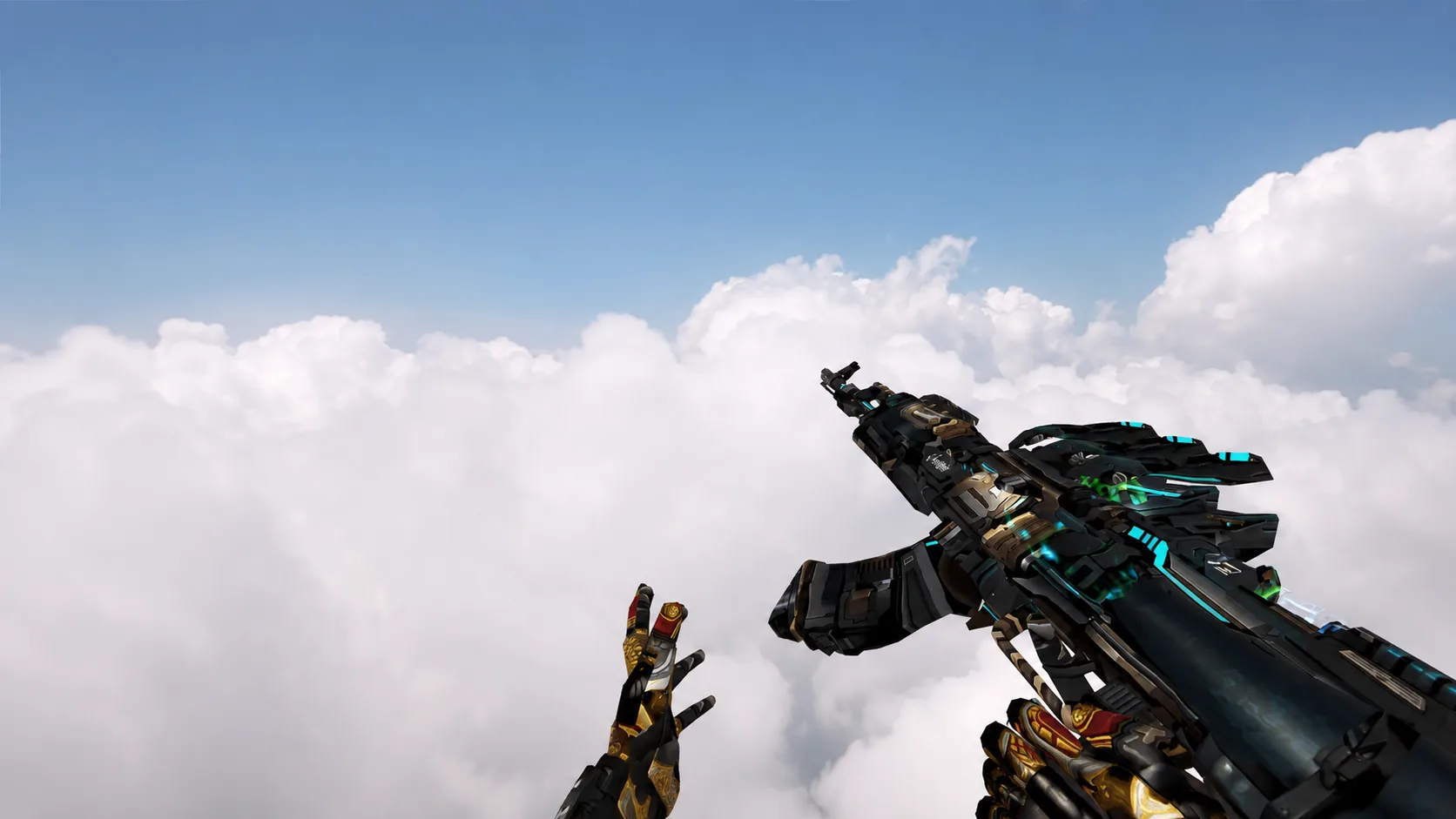 Модель AK-47 Black Paladin для CS 1.6 — 2
