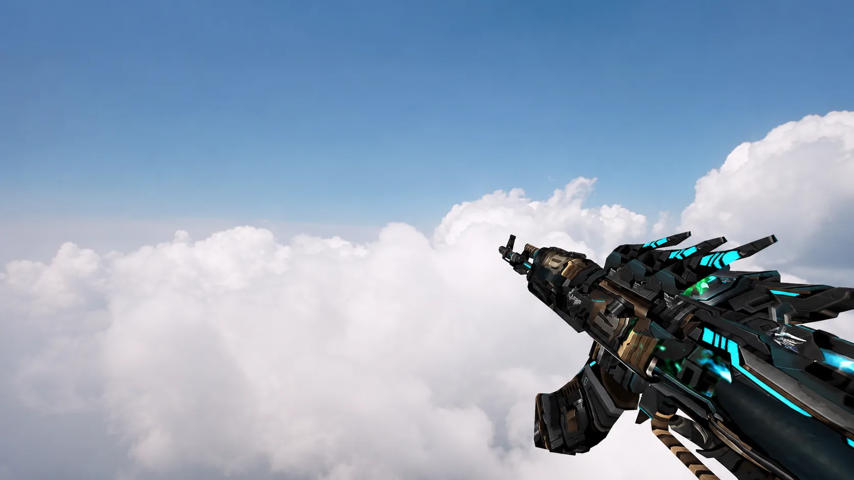 Модель AK-47 Black Paladin для CS 1.6 — 3