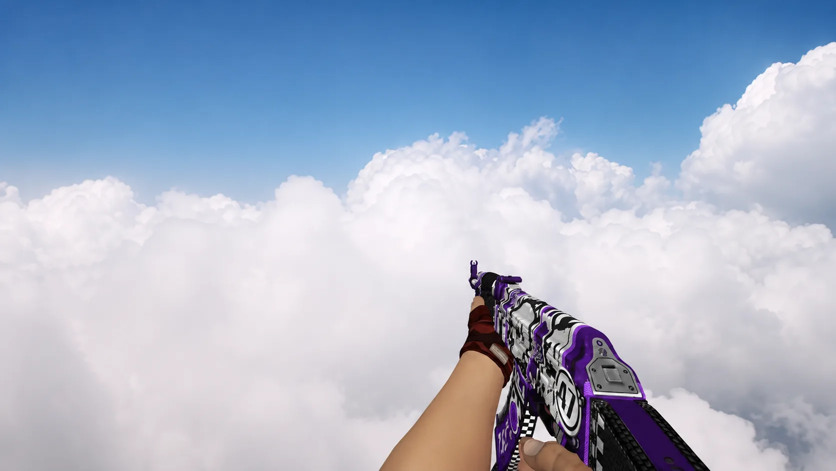 Model AK-47 „Demolition Purple” dla CS 1.6 — 2