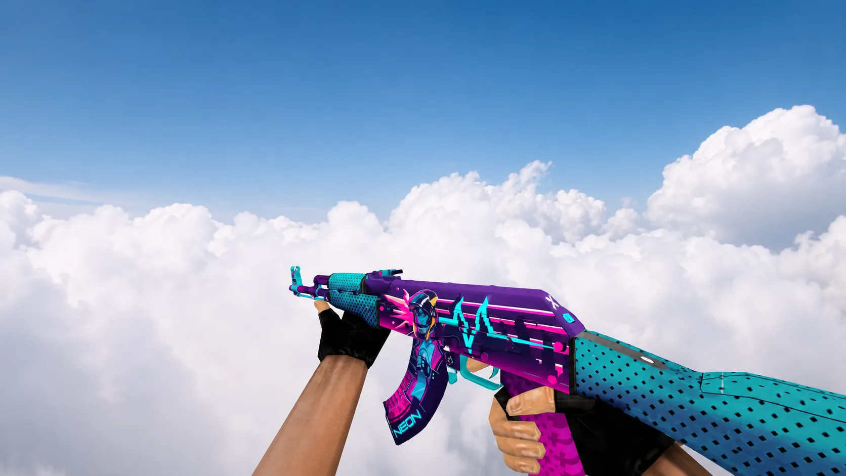 Model AK-47 „Neon Rider” dla CS 1.6 — 2