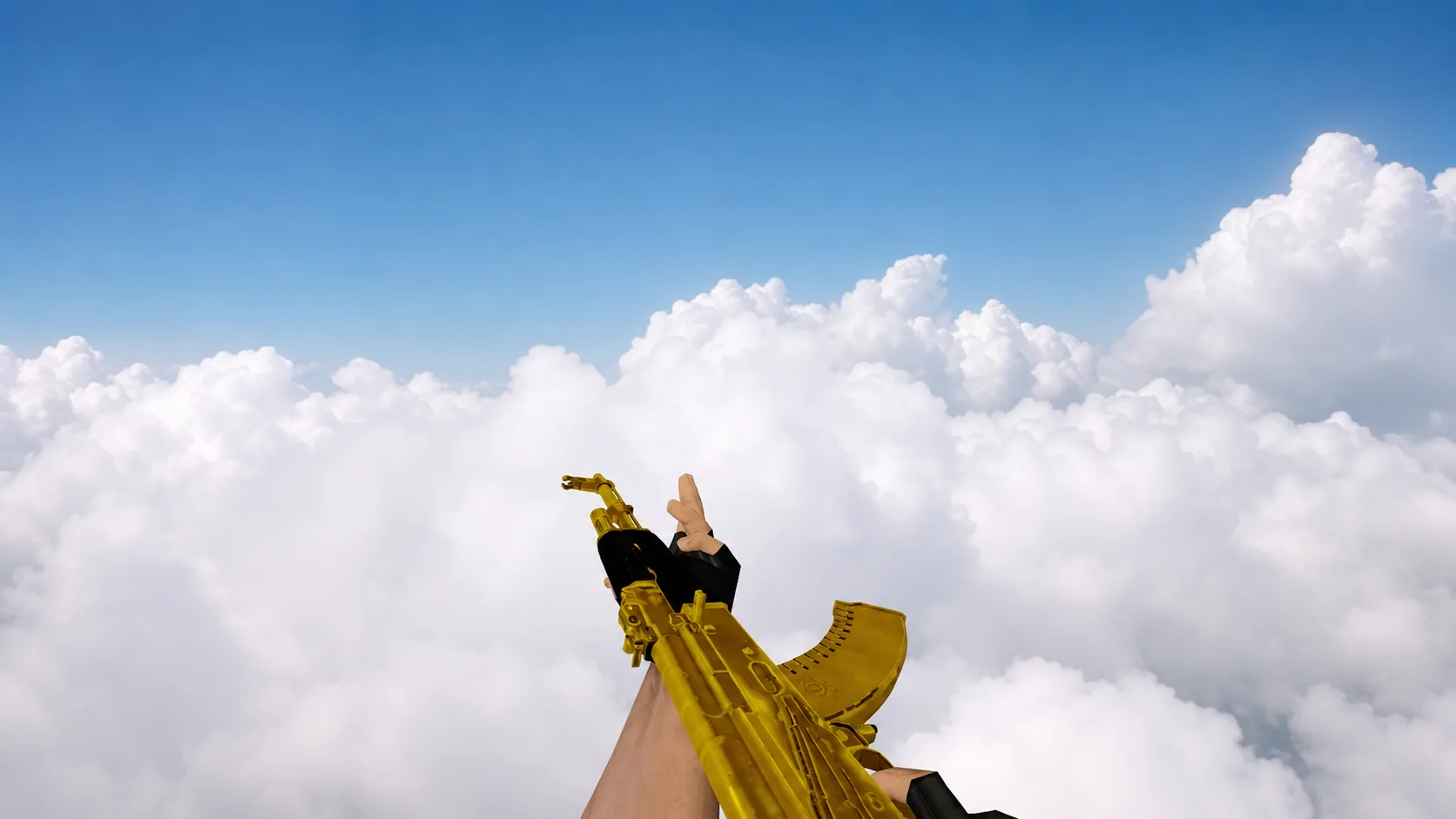 Модель AK-47 "Golden Anim" для CS 1.6 — 3