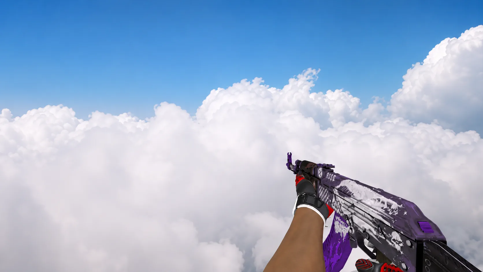 Model AK-47 „Rise Purple” dla CS 1.6 — 2