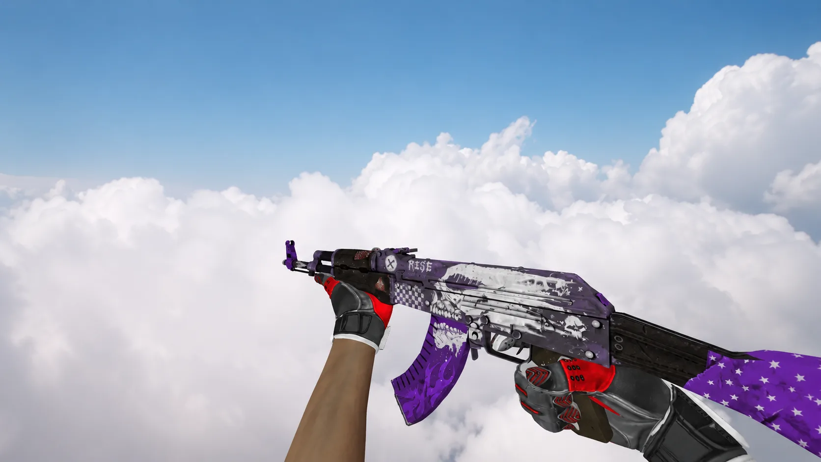 Model AK-47 „Rise Purple” dla CS 1.6 — 4