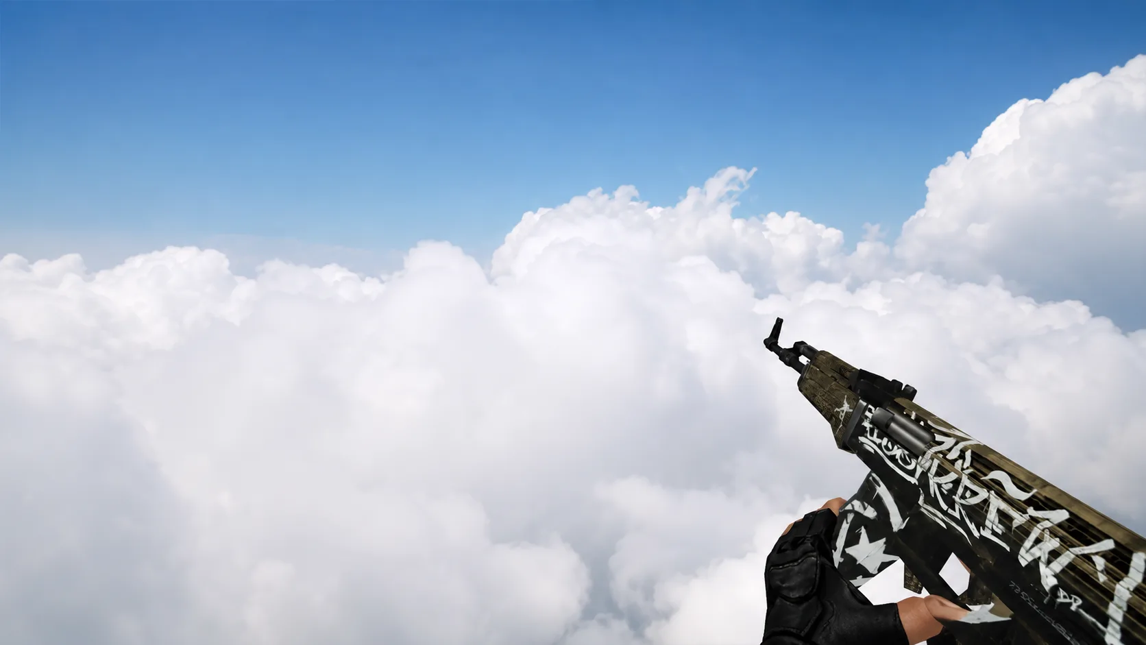 Модель AK-47 Default "Wasteland Rebel" для CS 1.6 — 2
