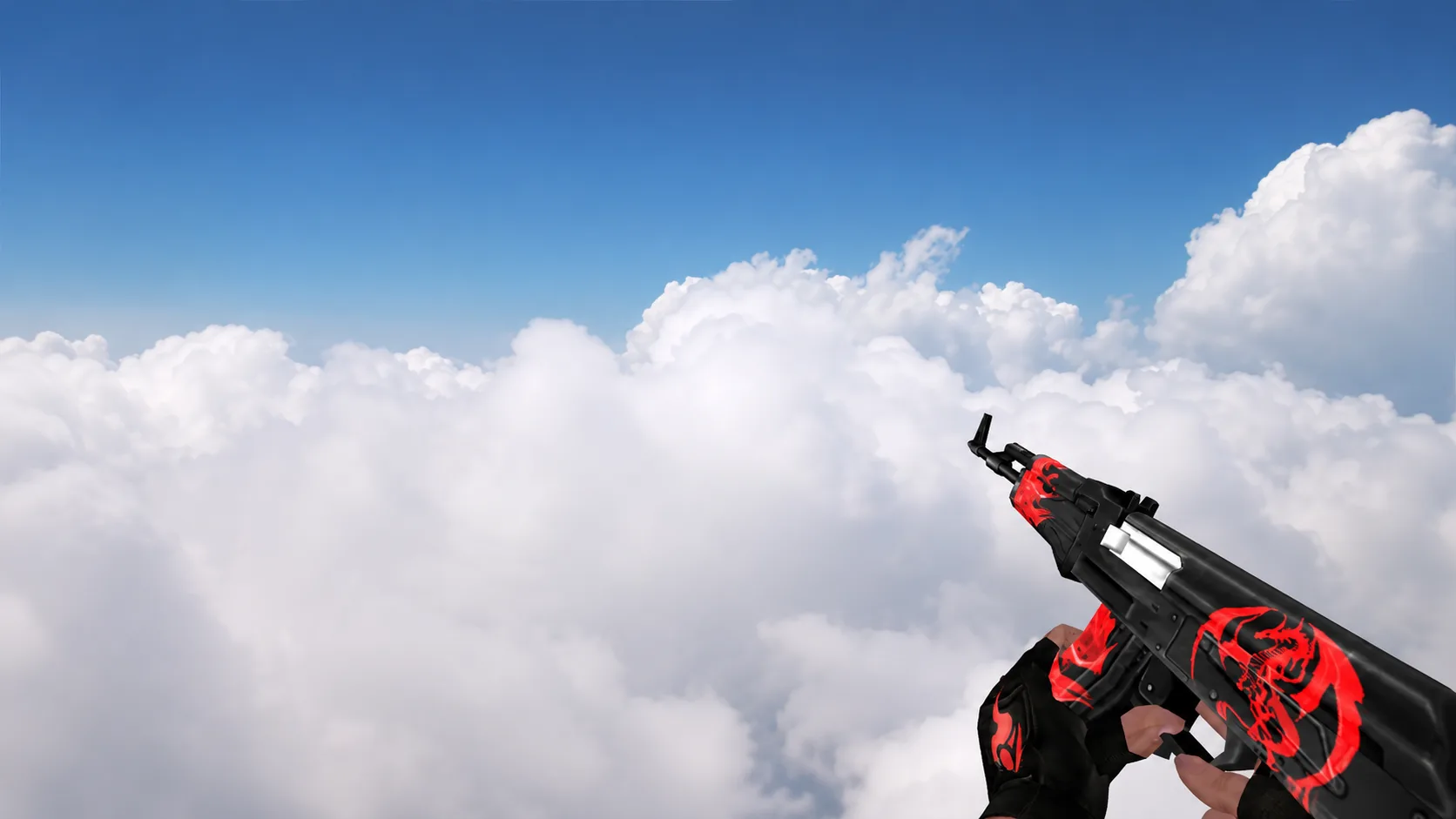 Model AK-47 Default "Red Dragon" for CS 1.6 — 2