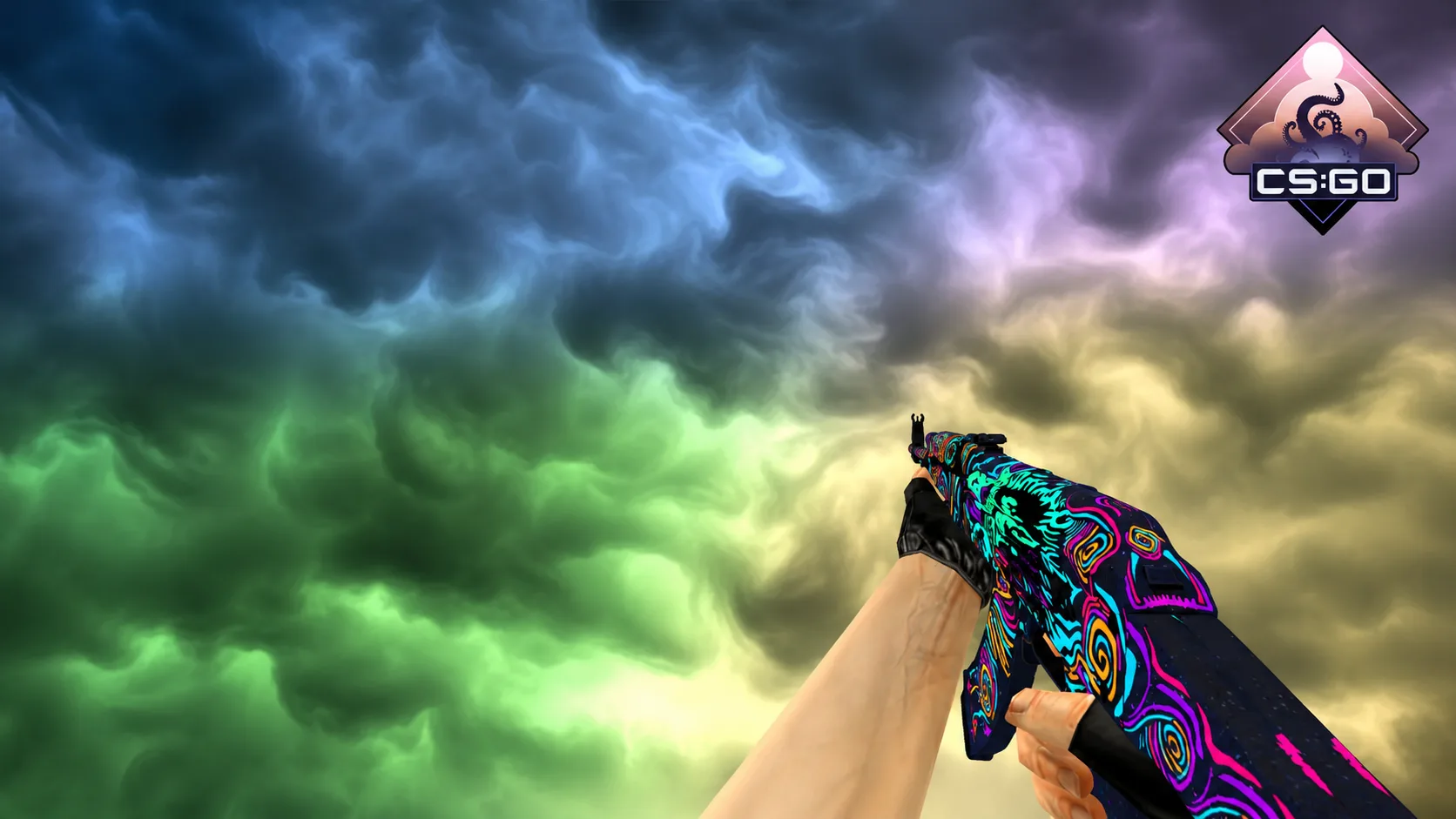 Модель AK-47 "Night-wish" для CS 1.6 — 3