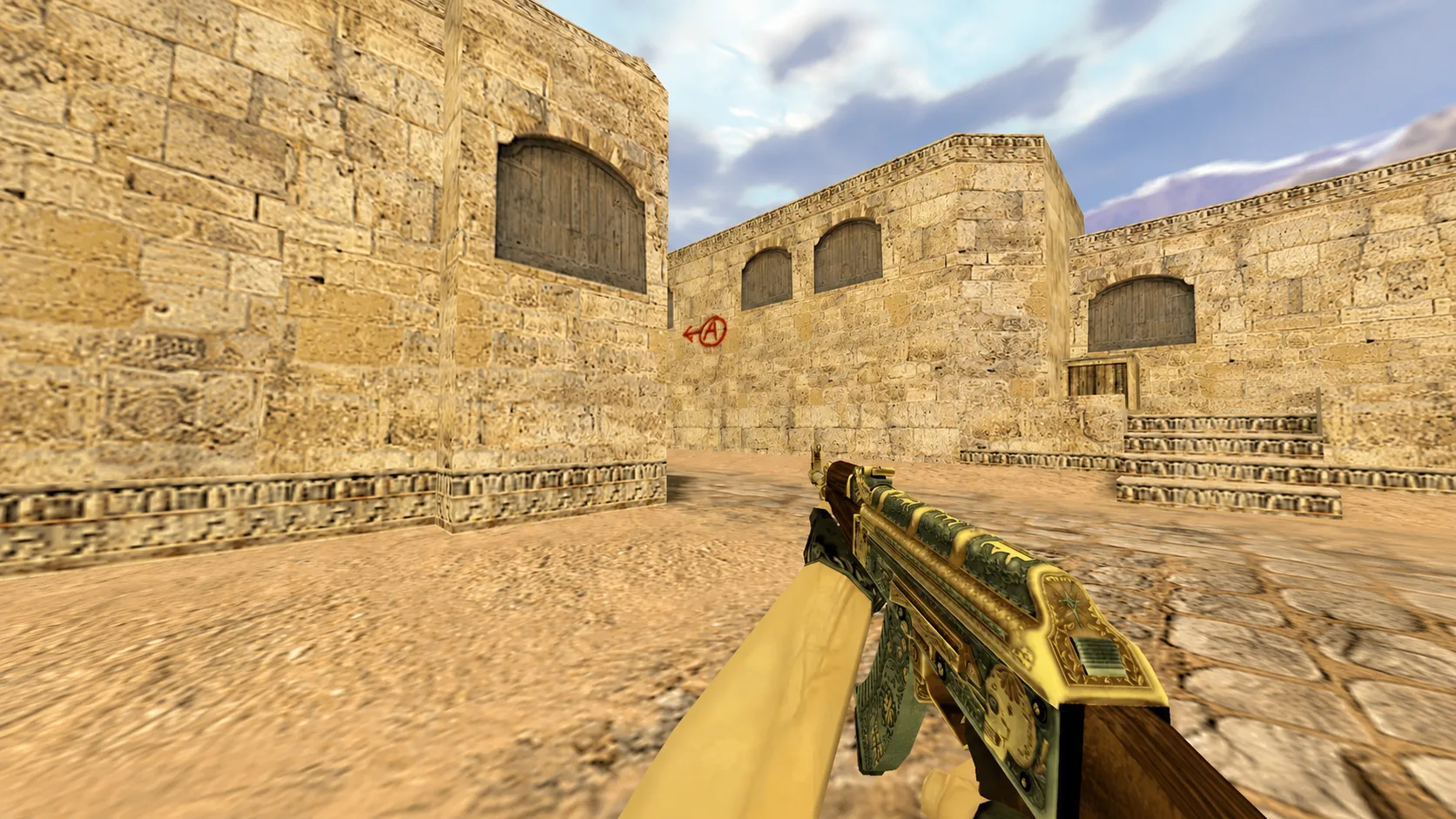 Model AK-47 "Golden-Cartel" for CS 1.6 — 3