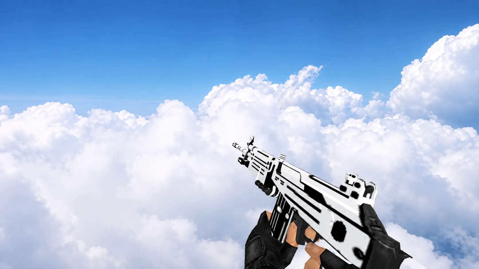 Модель Galil Default "Black-n-White" для CS 1.6 — 2