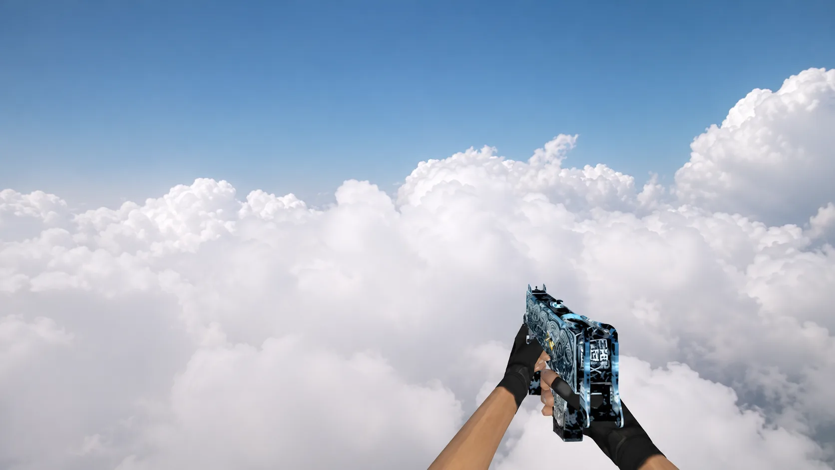 Model MAC-10 "Diamond skull" for CS 1.6 — 2