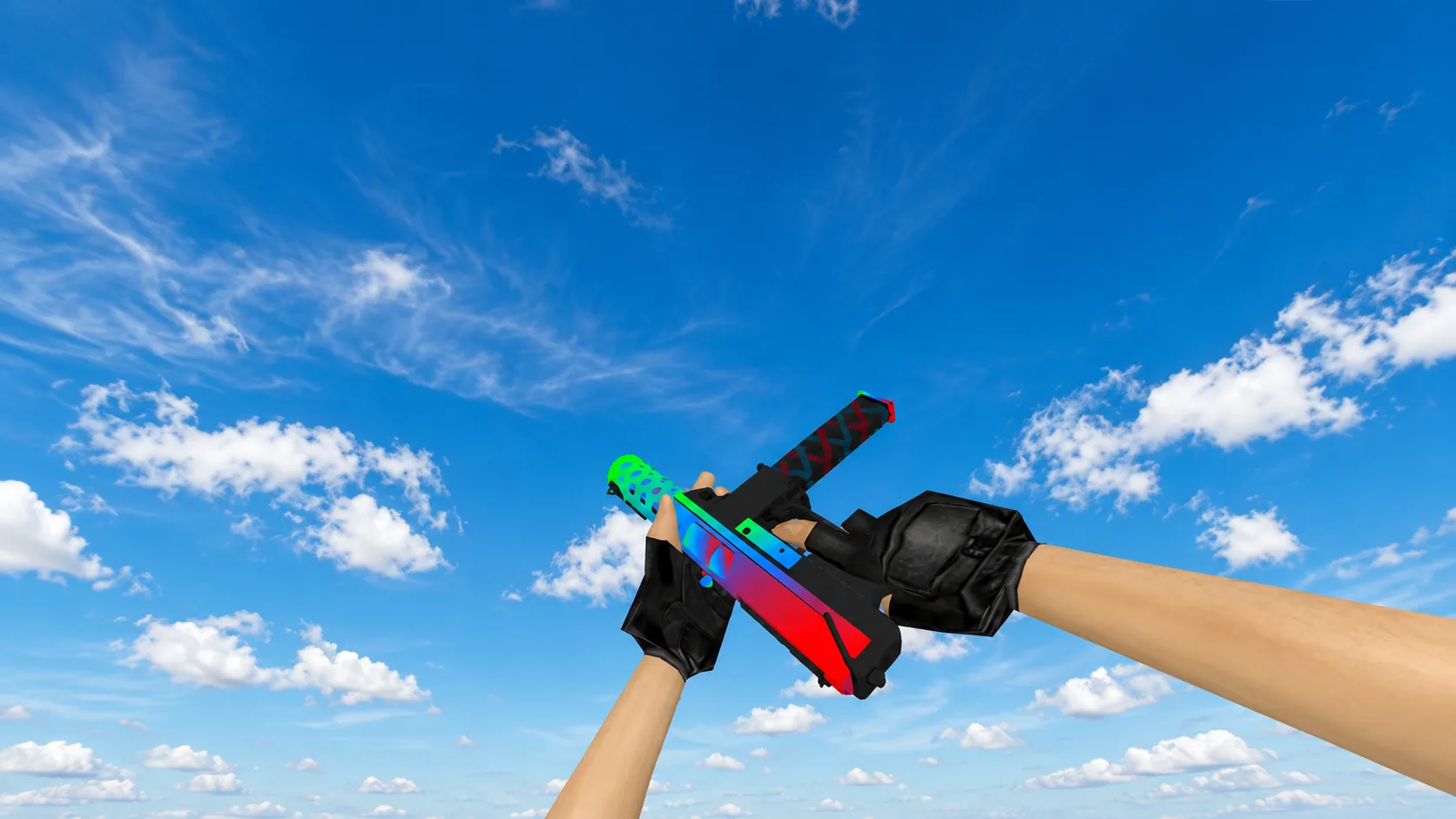 Model TEC-9 "Rainbow" for CS 1.6 — 3