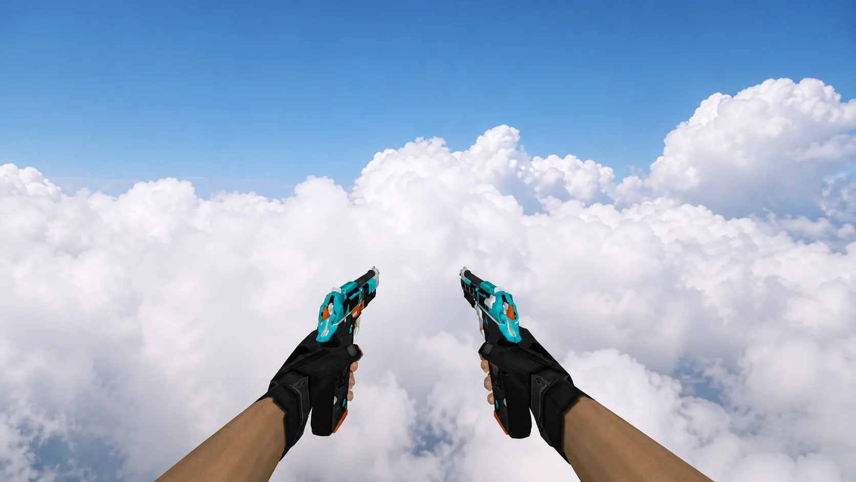 Model Dual Berettas "Trigger Happy" for CS 1.6 — 2