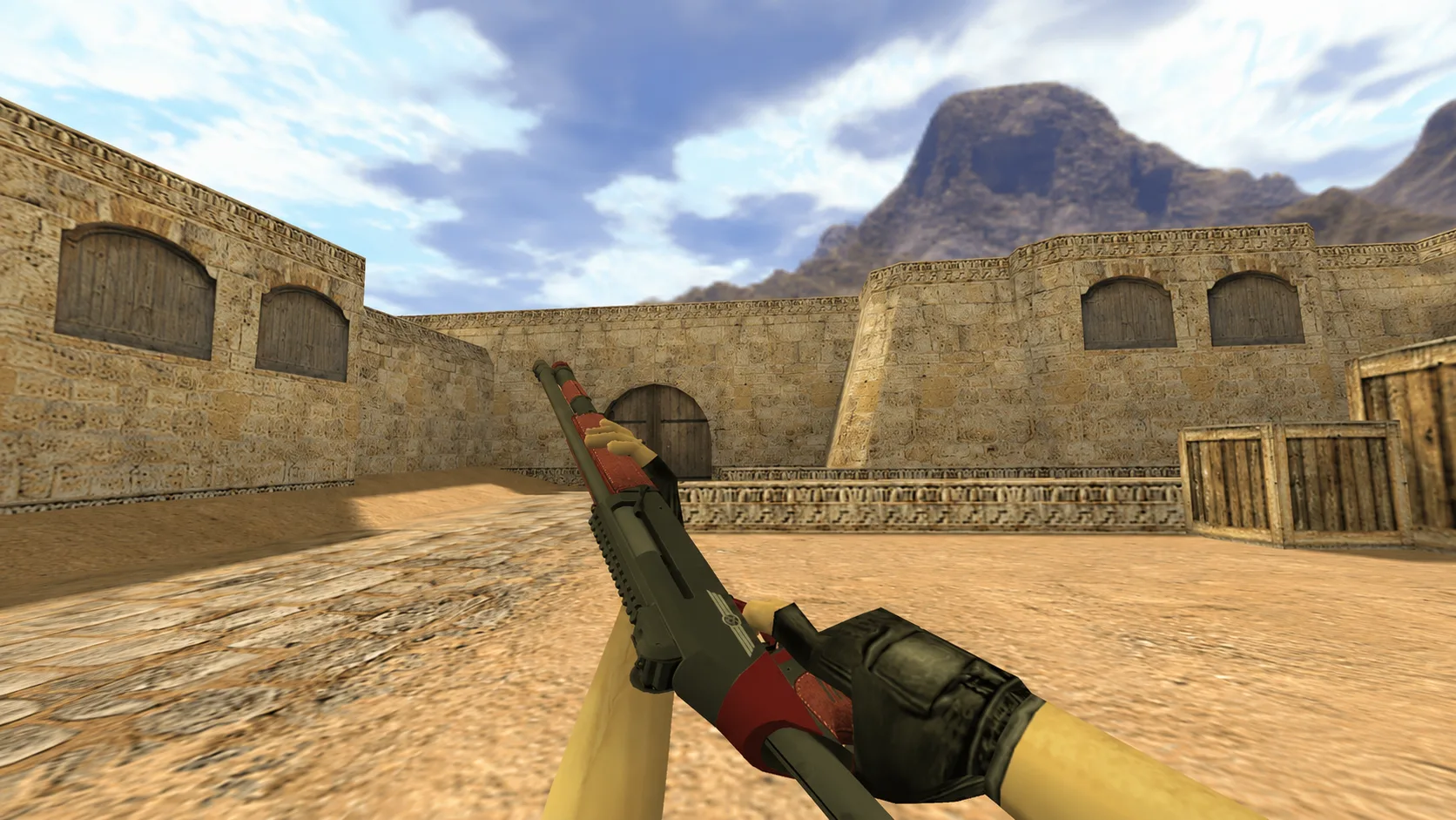 Model XM1014 "Red-Leather" for CS 1.6 — 3