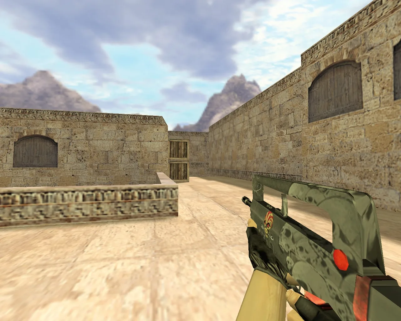 Famas Skull weapon model for CS 1.6 - Free Download — 1