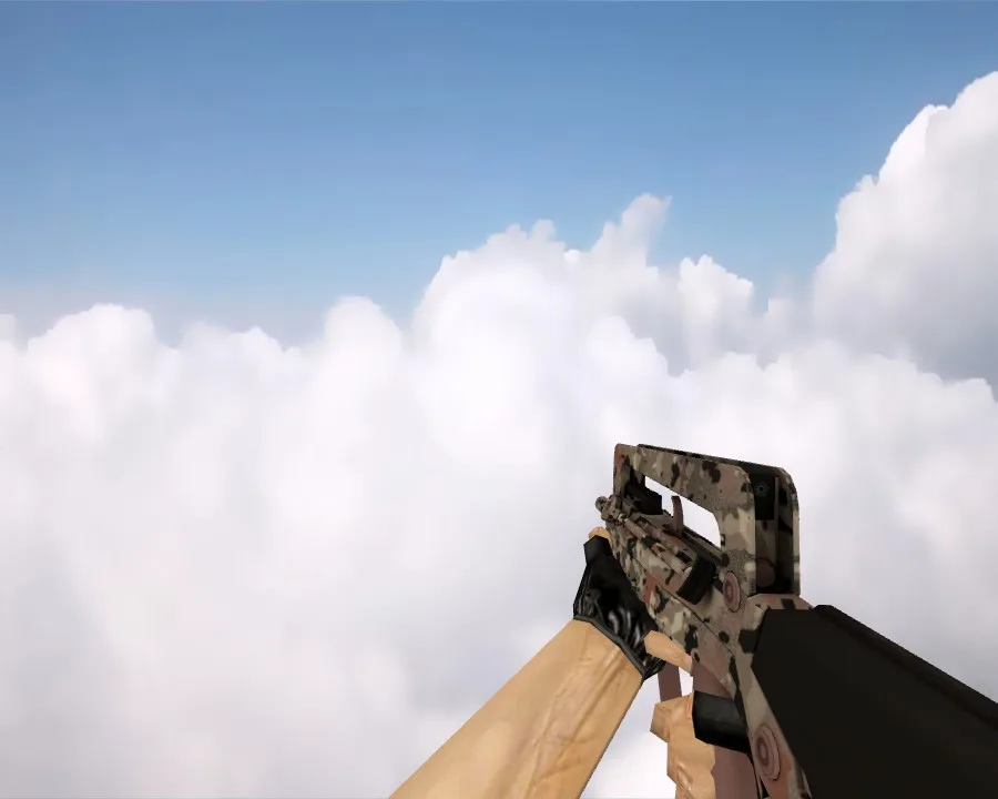FAMAS Weapon Model | California Camouflage (CaliCamo) for CS 1.6 - Free Download — 1