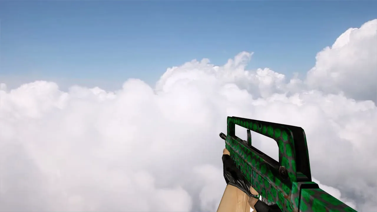 Модель оружия Стандартный FAMAS Гексан для CS 1.6 - Скачать бесплатно