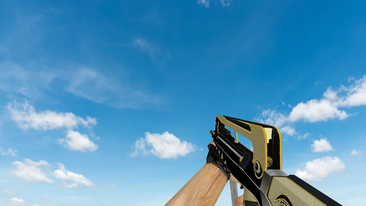 Model broni Famas Gold Legend do CS 1.6 – Pobierz za darmo