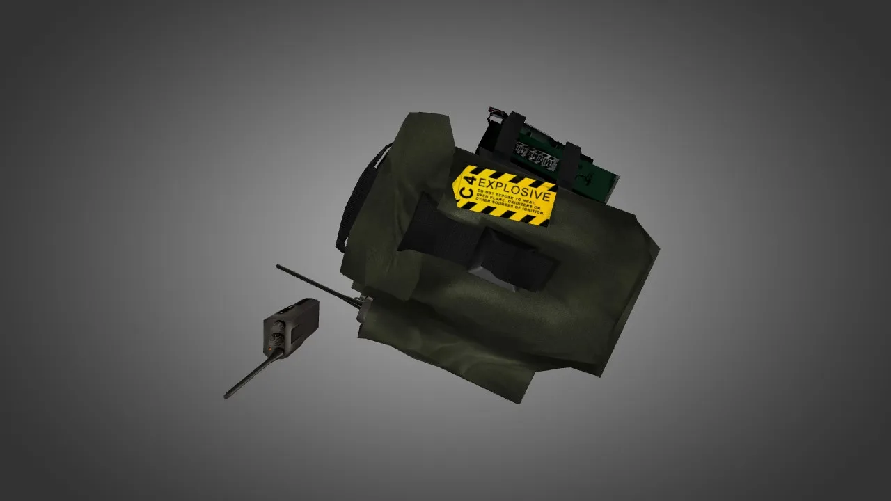 Модель бомбы с4 Backpack Partial reskin and hack  для CS 1.6 - Скачать бесплатно