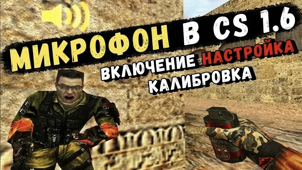Як включити мікрофон в cs 1.6