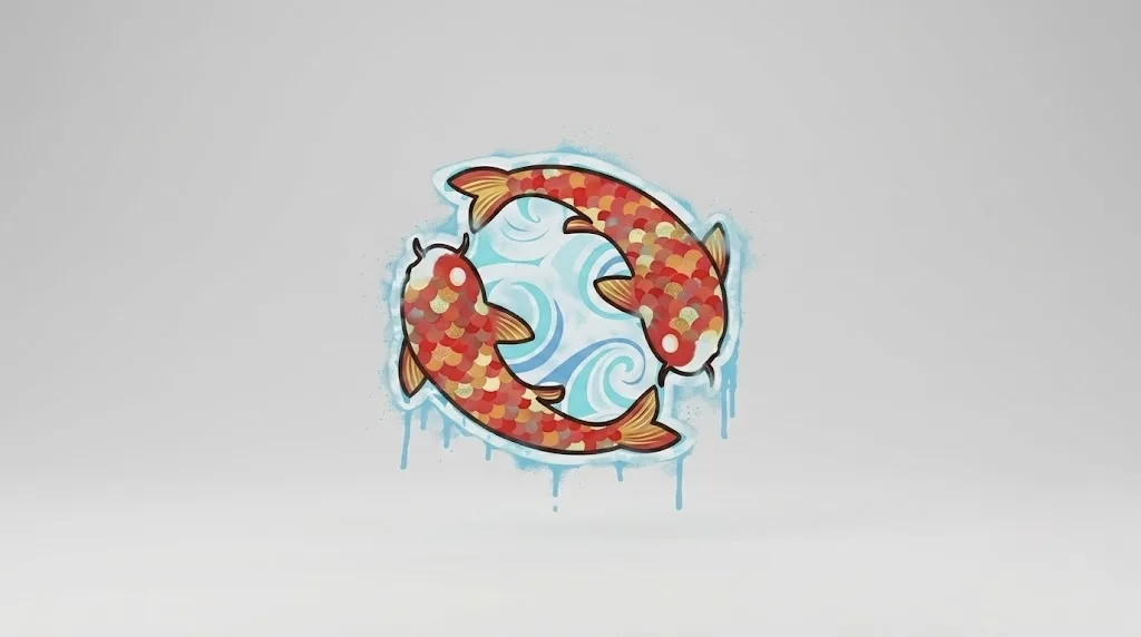 Graffiti "Twin carps" for CS 1.6