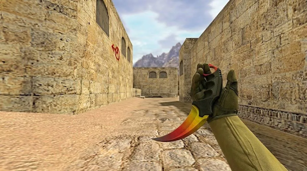 Model "Knife Karambit Gradient" for CS 1.6 — 1