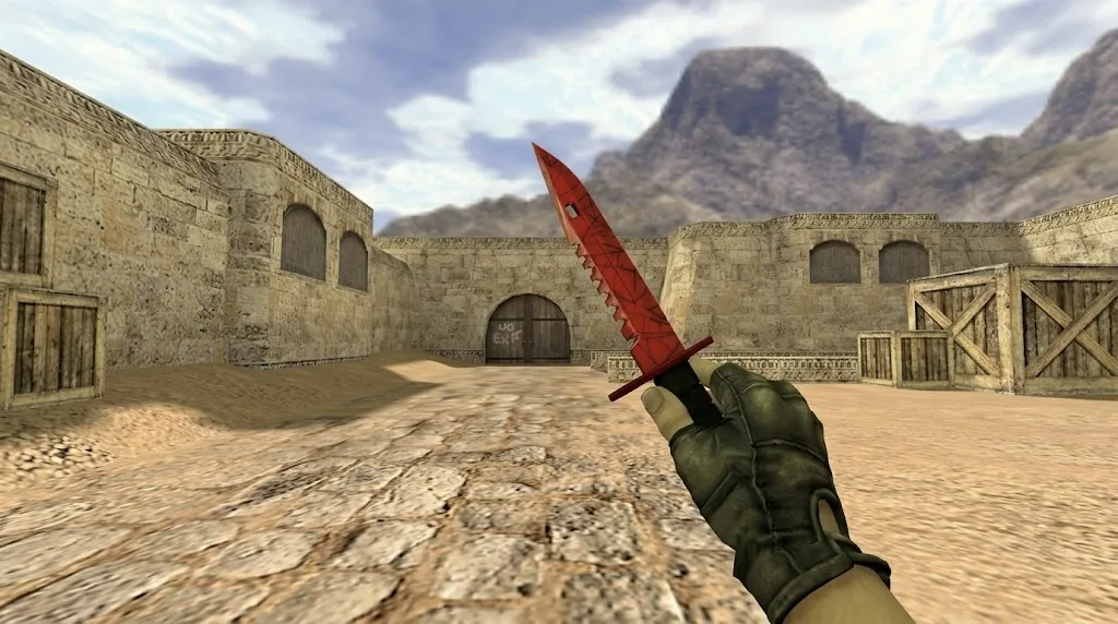 Model “M9 Bayonet Bloody Web” for CS 1.6