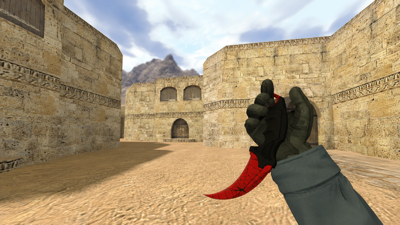 Karambit Knife "Bloody Web" — 1