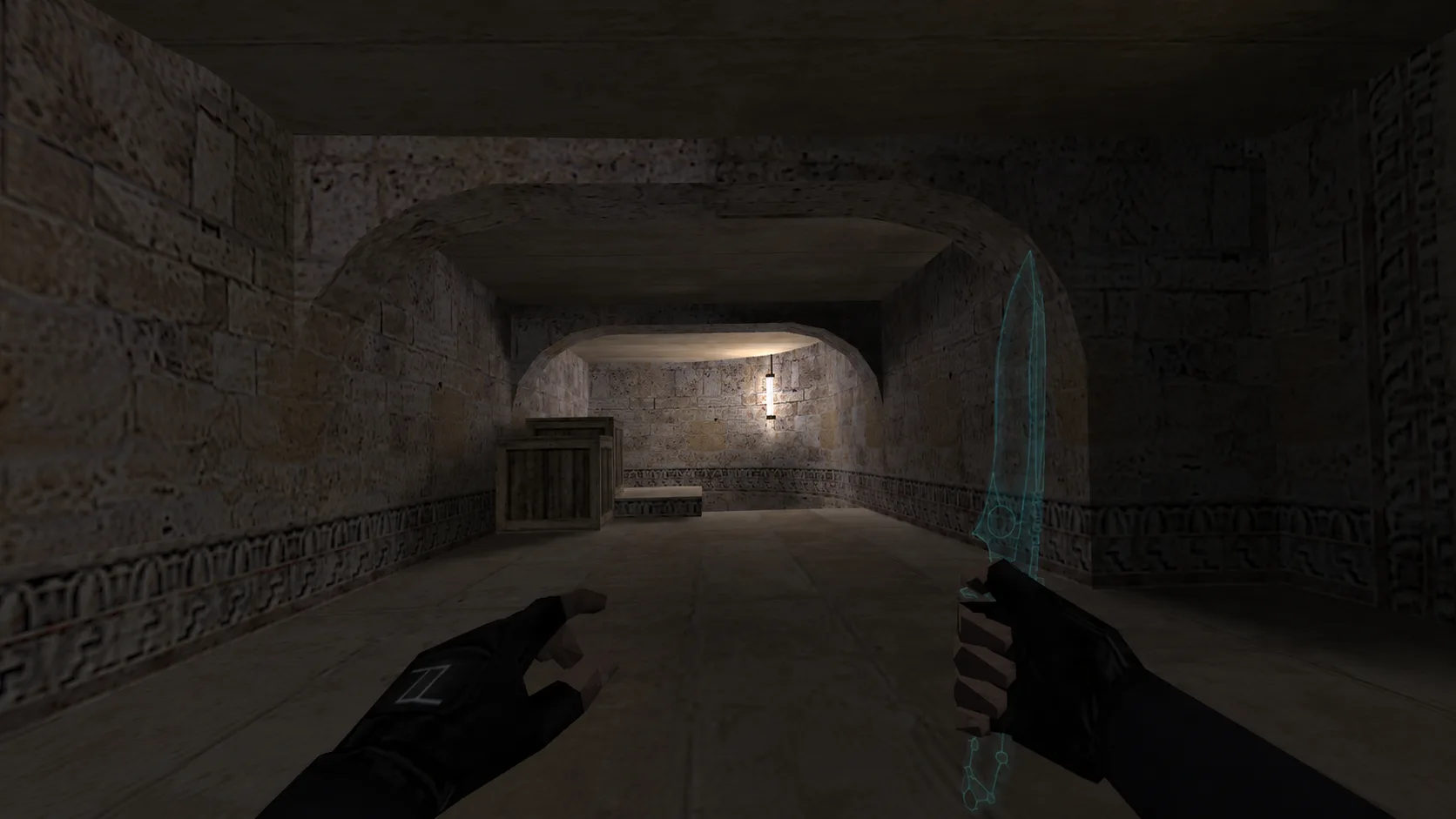 Standard transparent knife "TRON" — 1