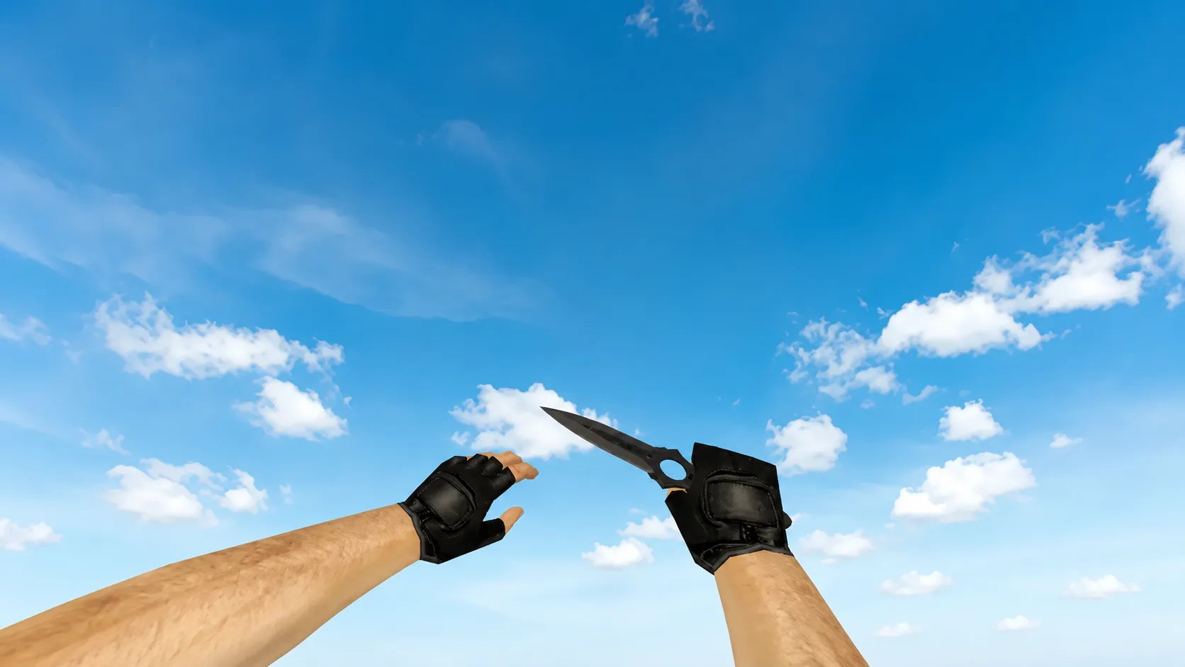 Skeleton Knife "Vanilla on Default Hands"