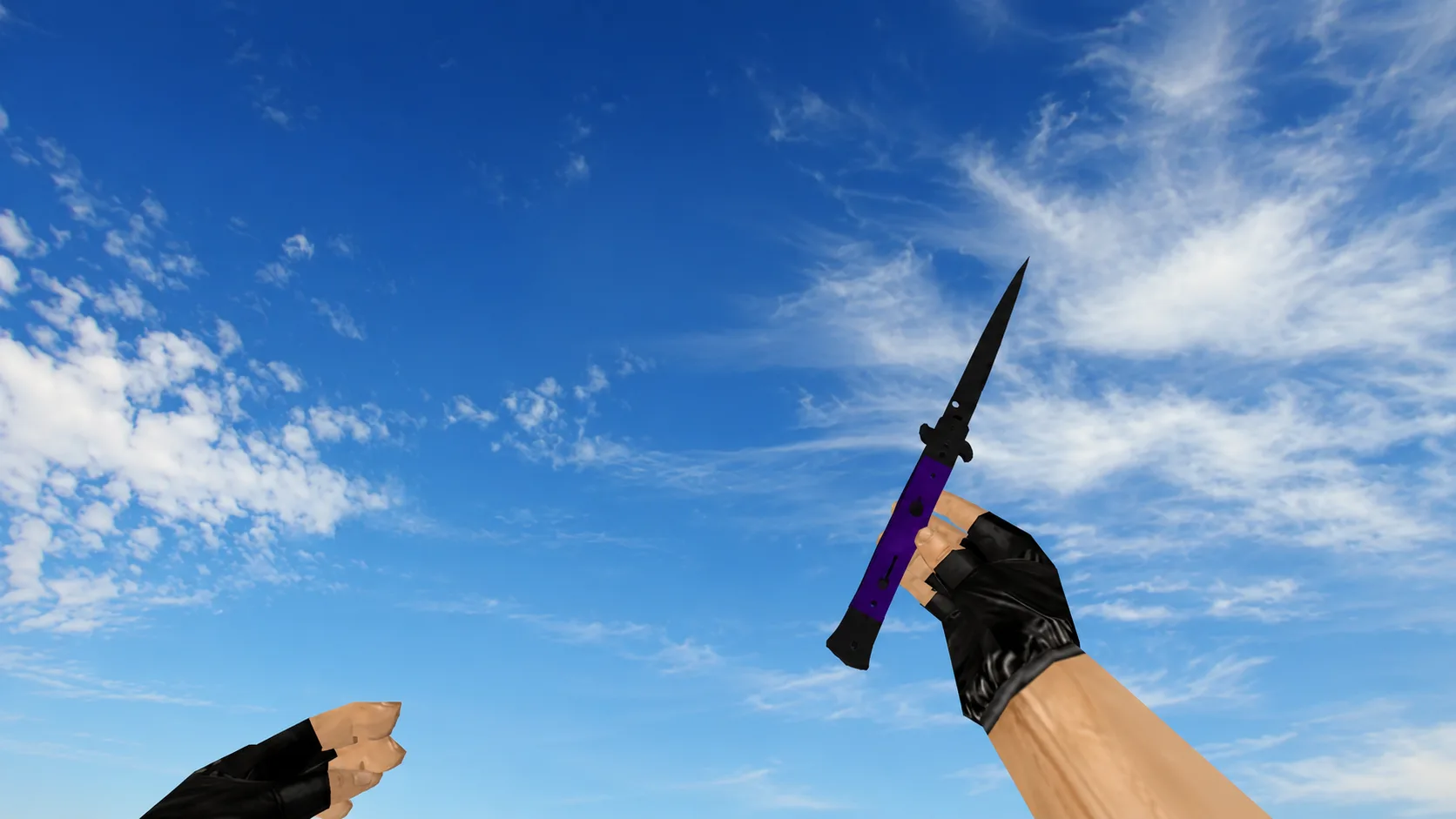 Stiletto Knife “Ultraviolet” — 1