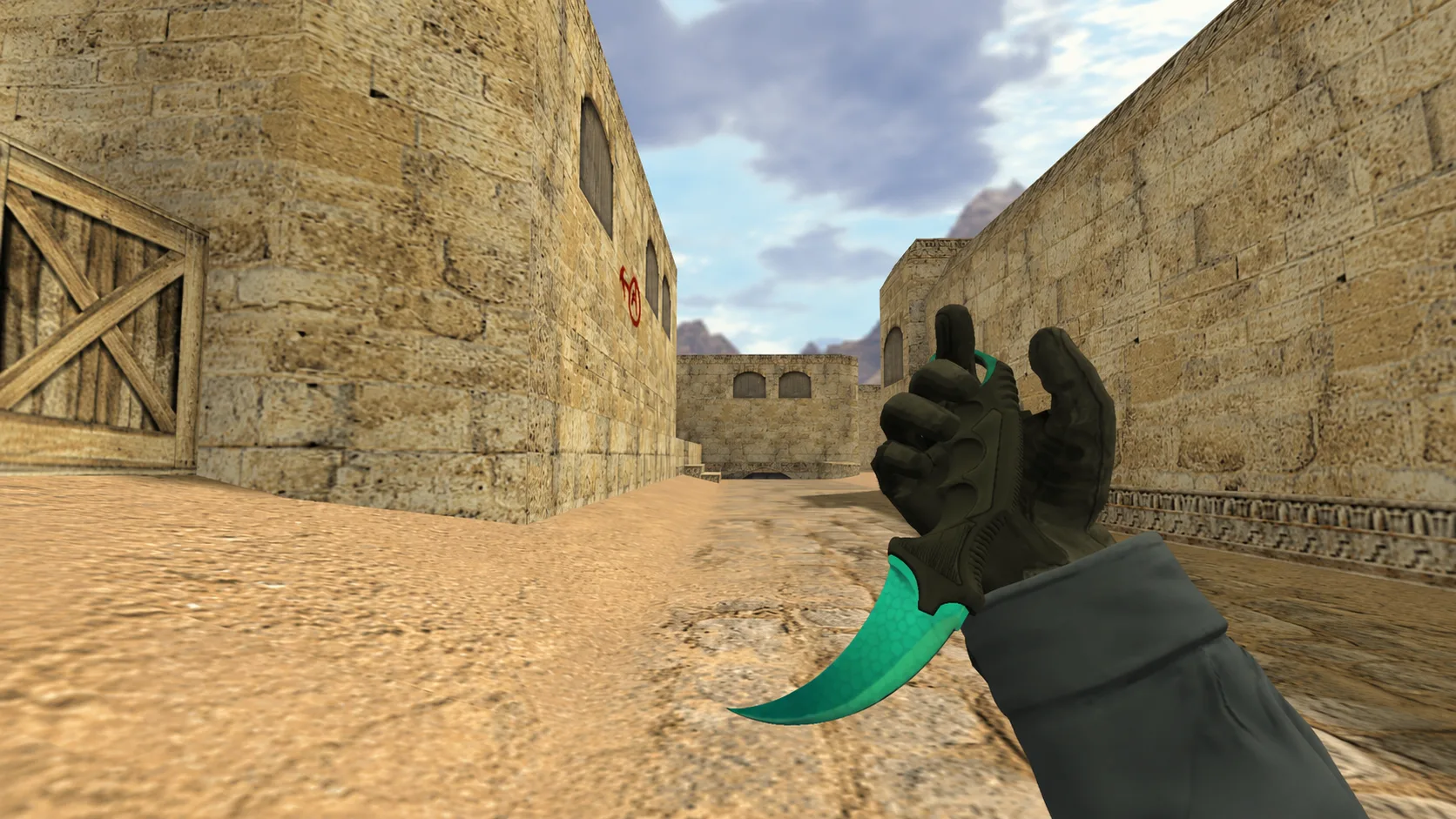 Nóż-Karambit „Niebieski stop” — 1