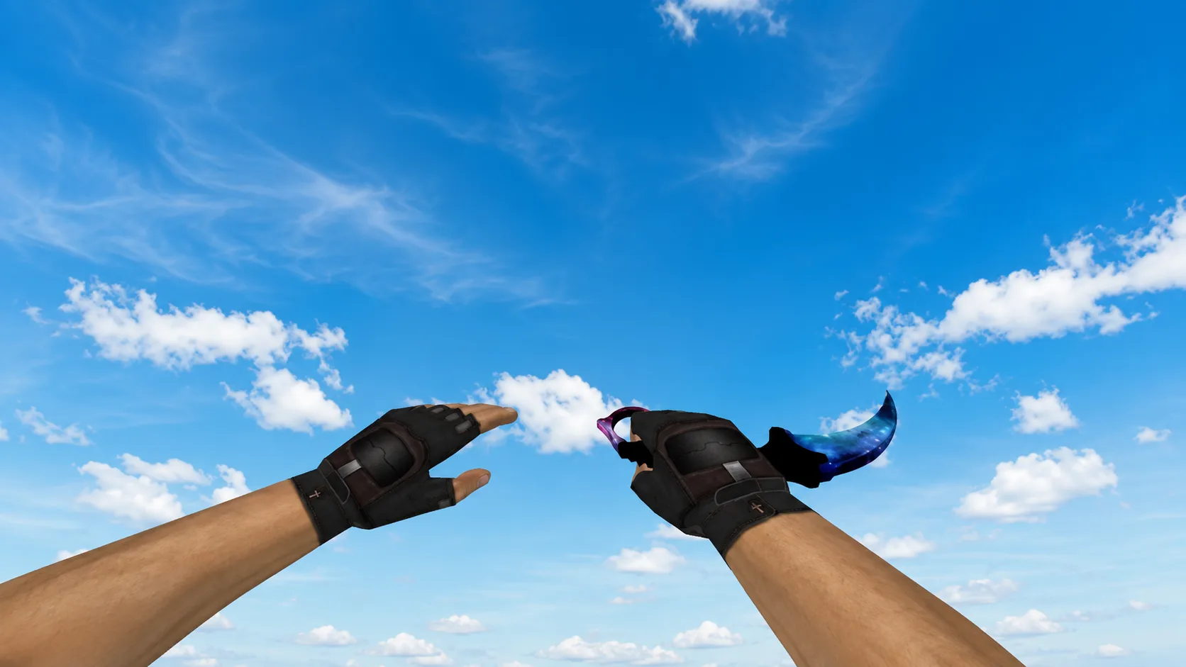 Pobierz model Knife-Karambit „Space” dla CS 1.6 — 1