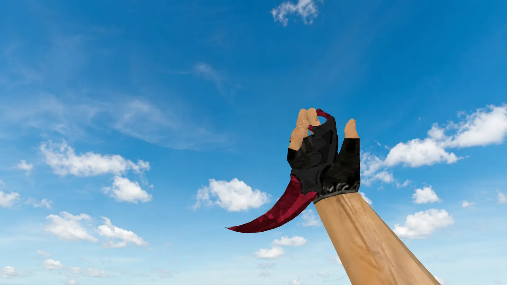 Model Knife-Karambit “Ruby” for CS 1.6 — 1