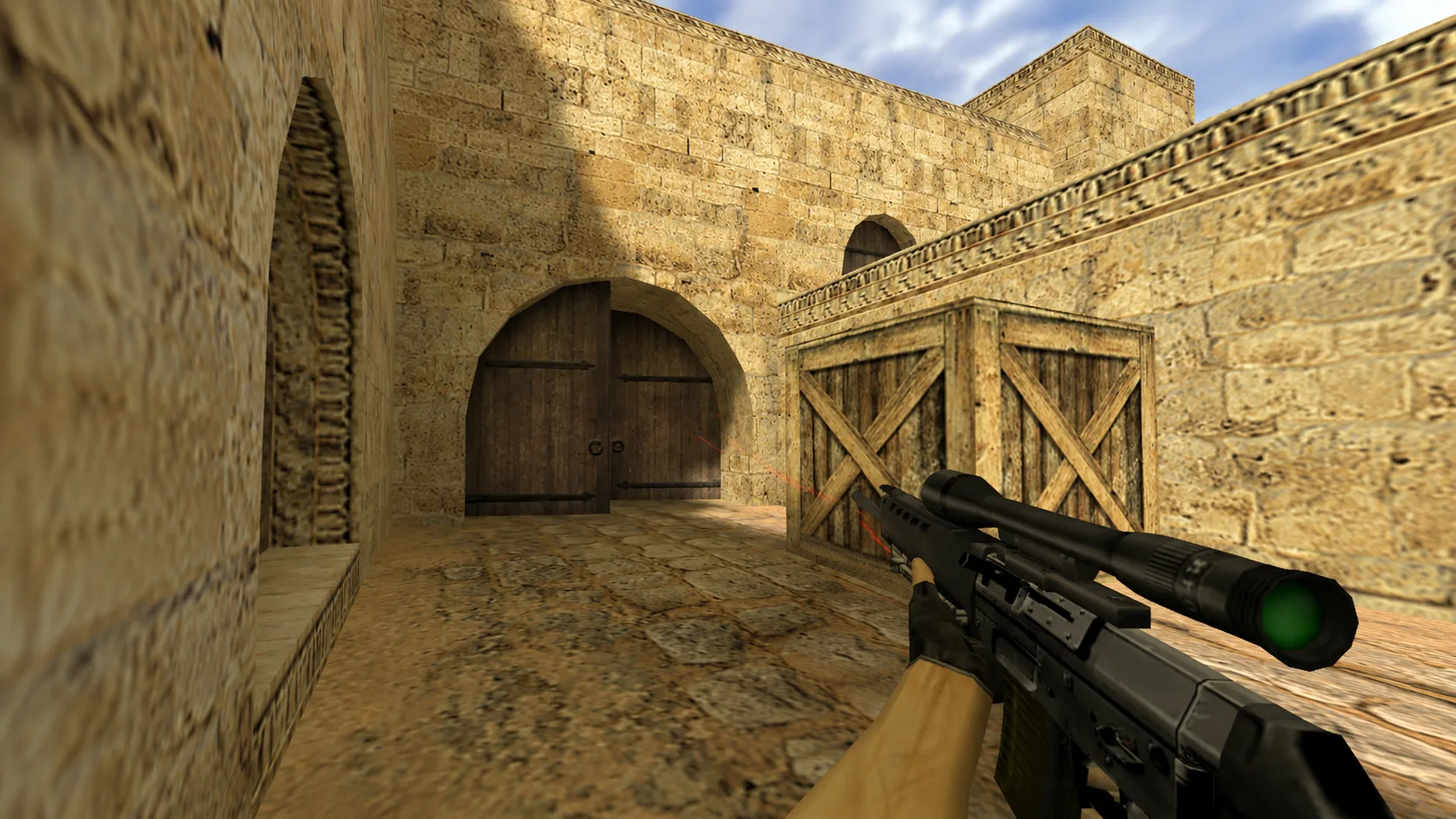 Модель SG550 "Лазерный прицел" для CS 1.6