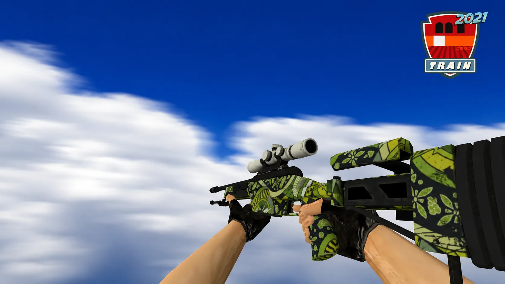 Модель Scout SSG 08 "Spring Twilly" из CS:GO для CS 1.6