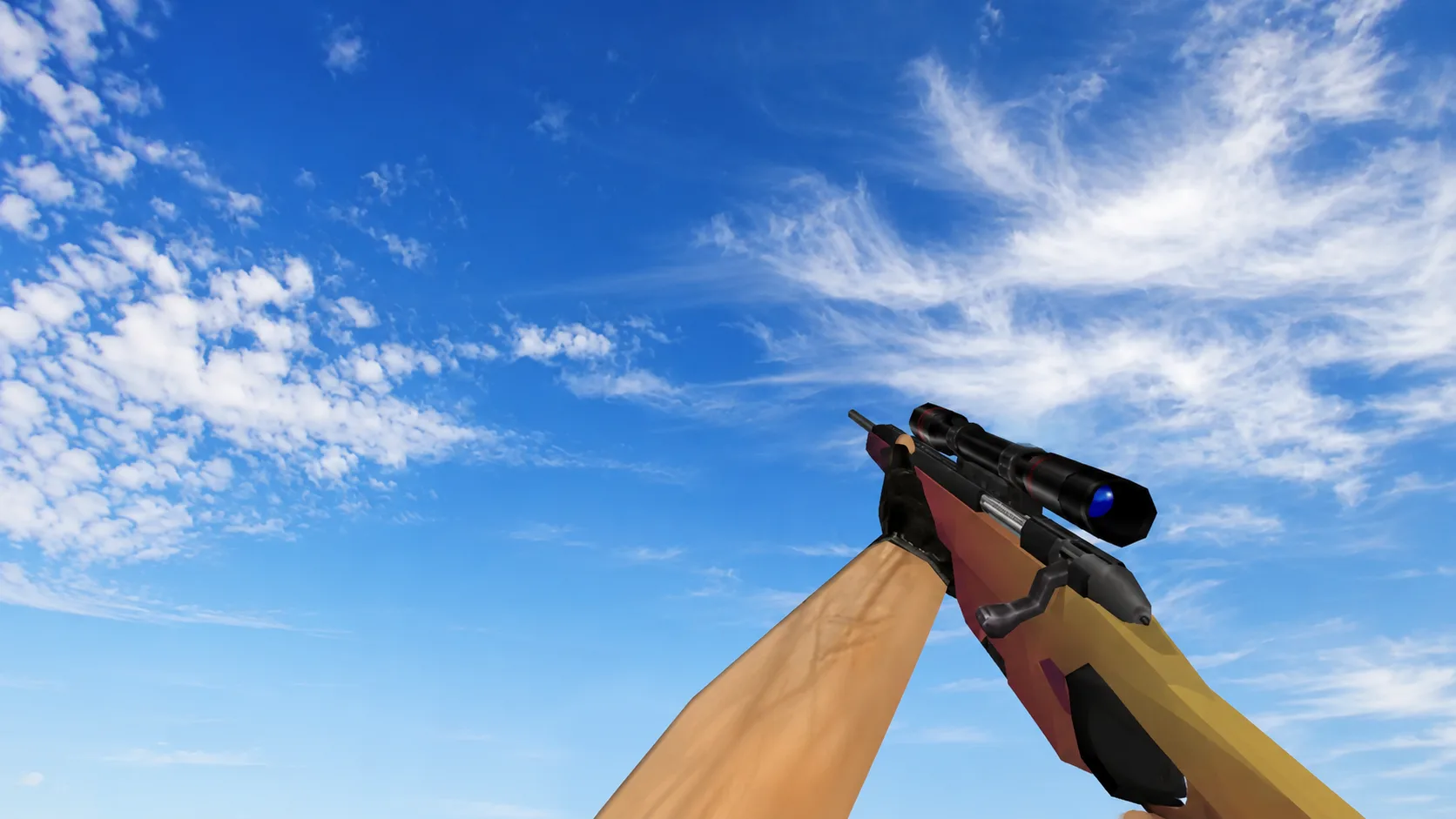 Модель Scout «Fade» из CS:GO для CS 1.6
