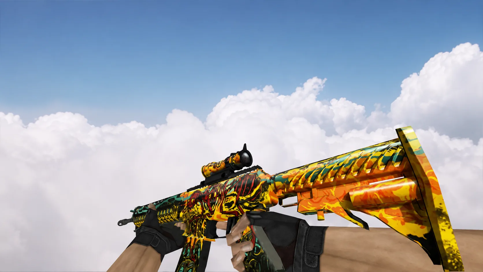 Model SG 553 “Reactor” from CS:GO for CS 1.6 — 1