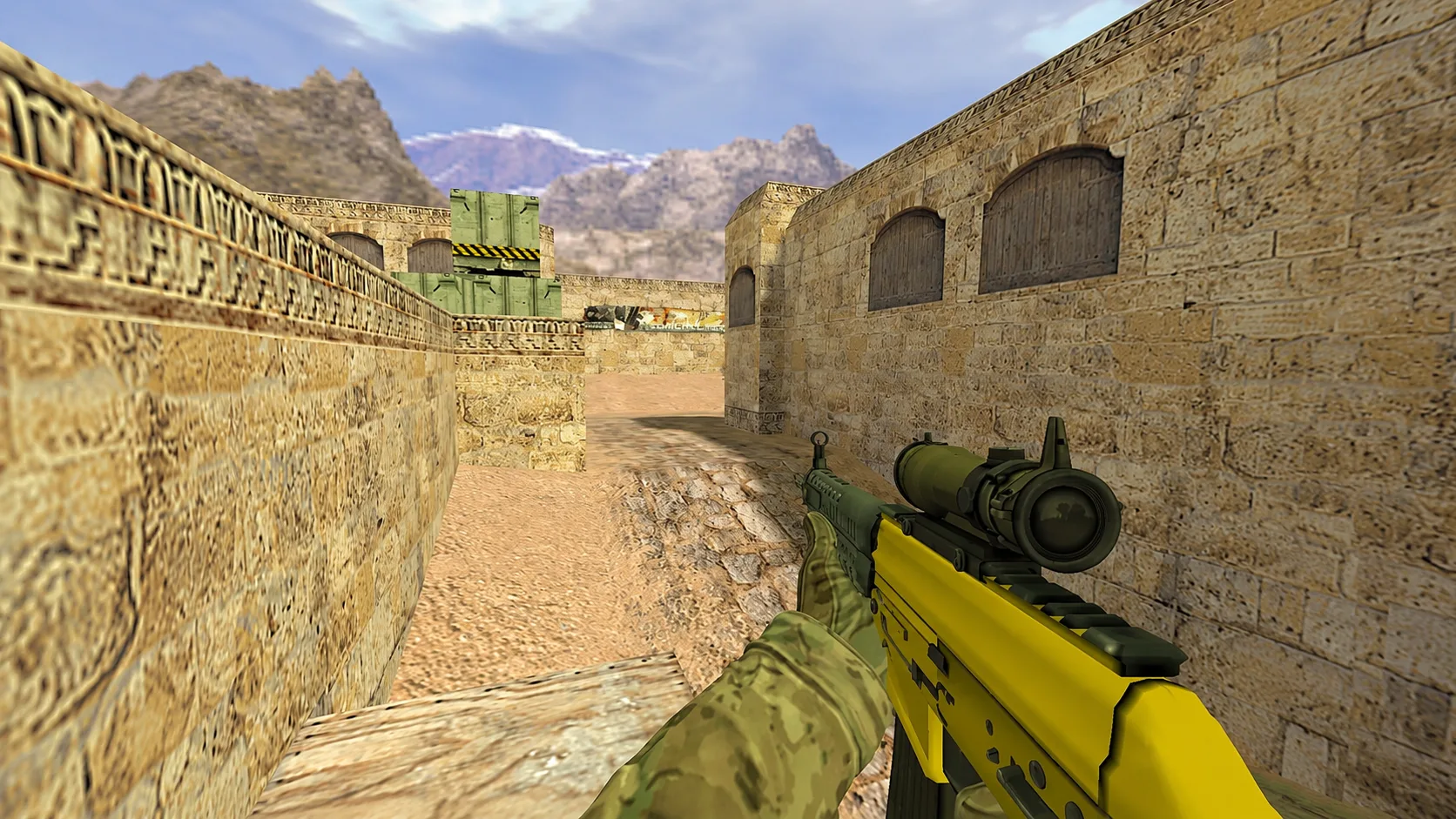 Model SG-553 "Bulldozer" from CS:GO for CS 1.6 — 1