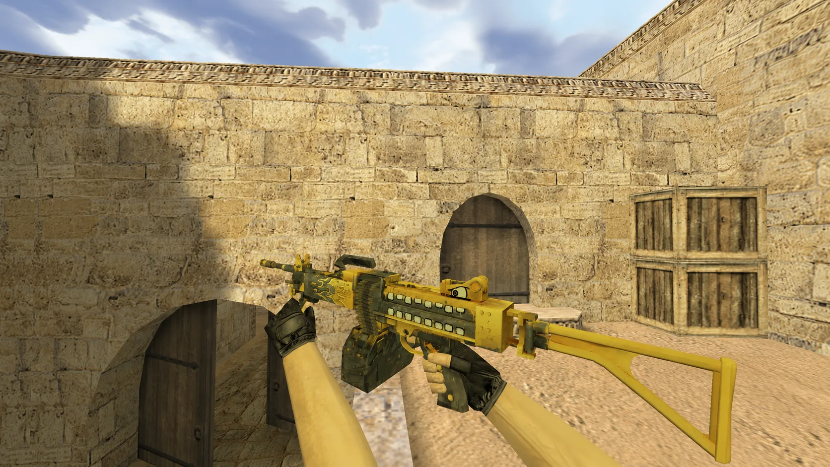 Model Negev “Screamer” from CS:GO for CS 1.6 — 1