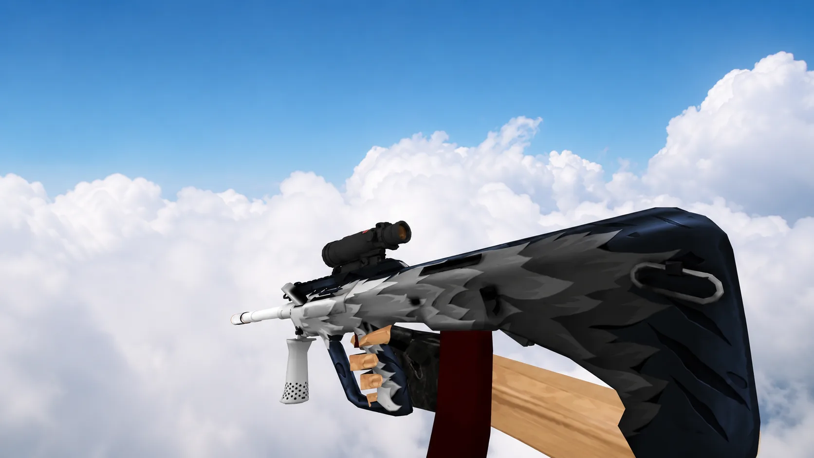 Model AUG "White Fang" for CS 1.6 — 1