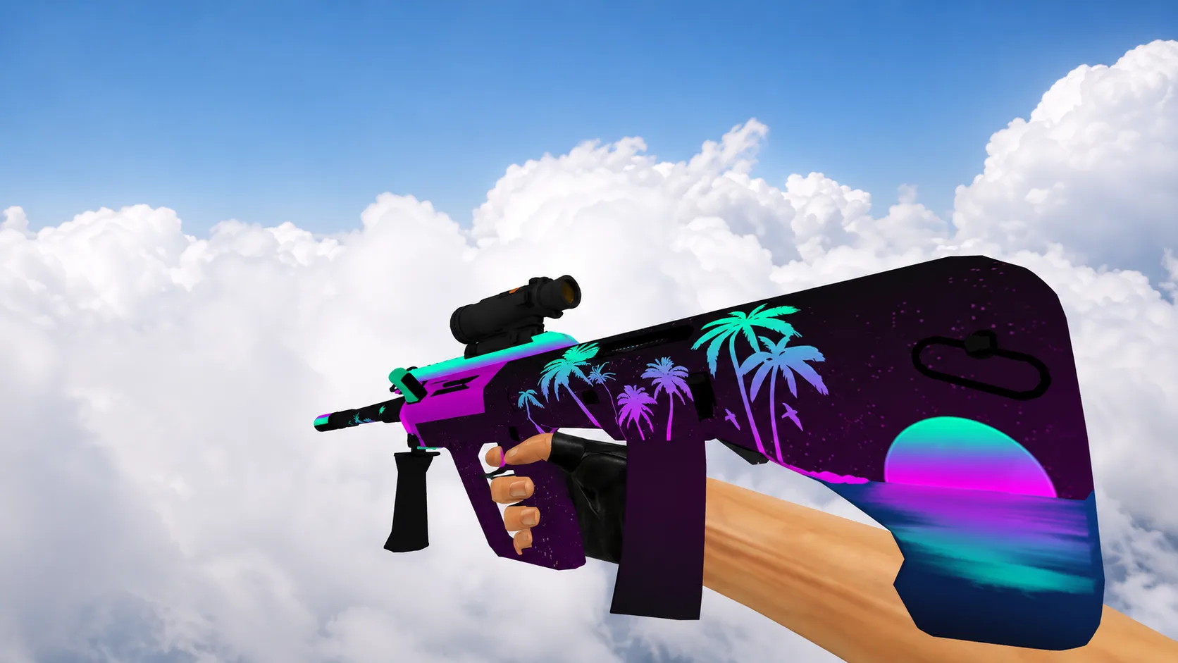 Model AUG "Paradise" for CS 1.6 — 1