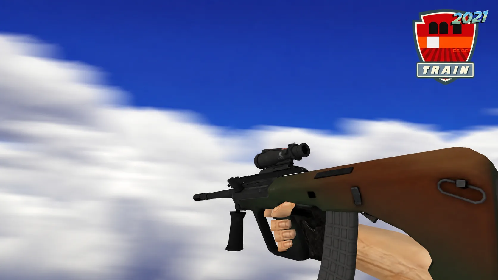 Model AUG „Amber Fade” dla CS 1.6 — 1