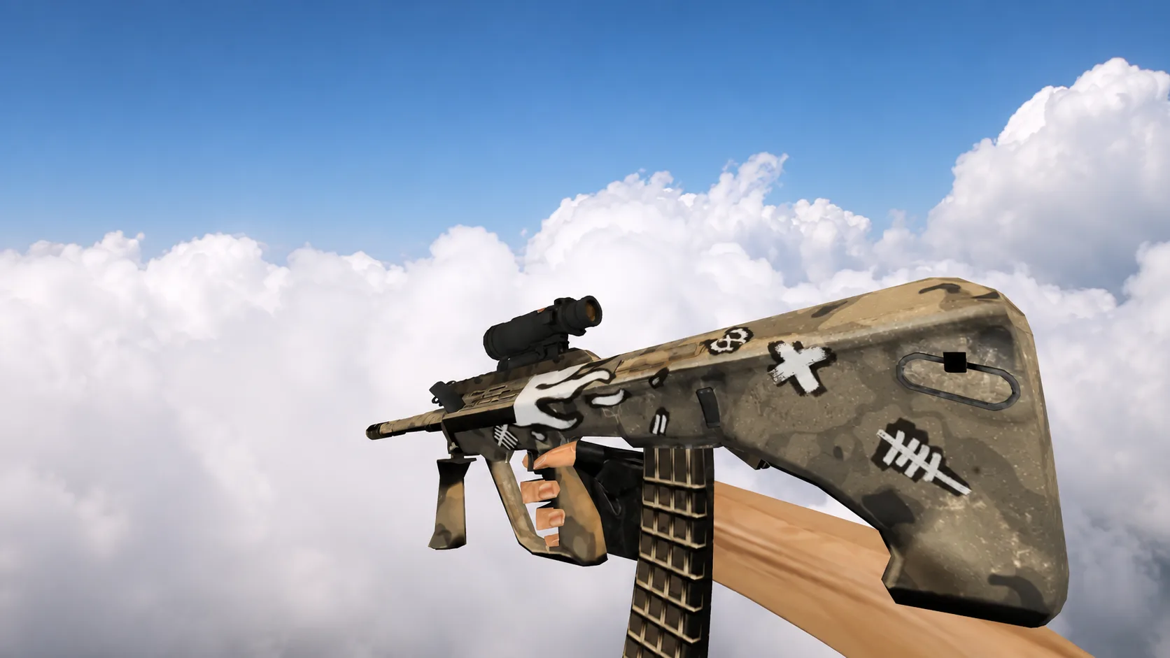 Model AUG „Desert Revolt” dla CS 1.6 — 1