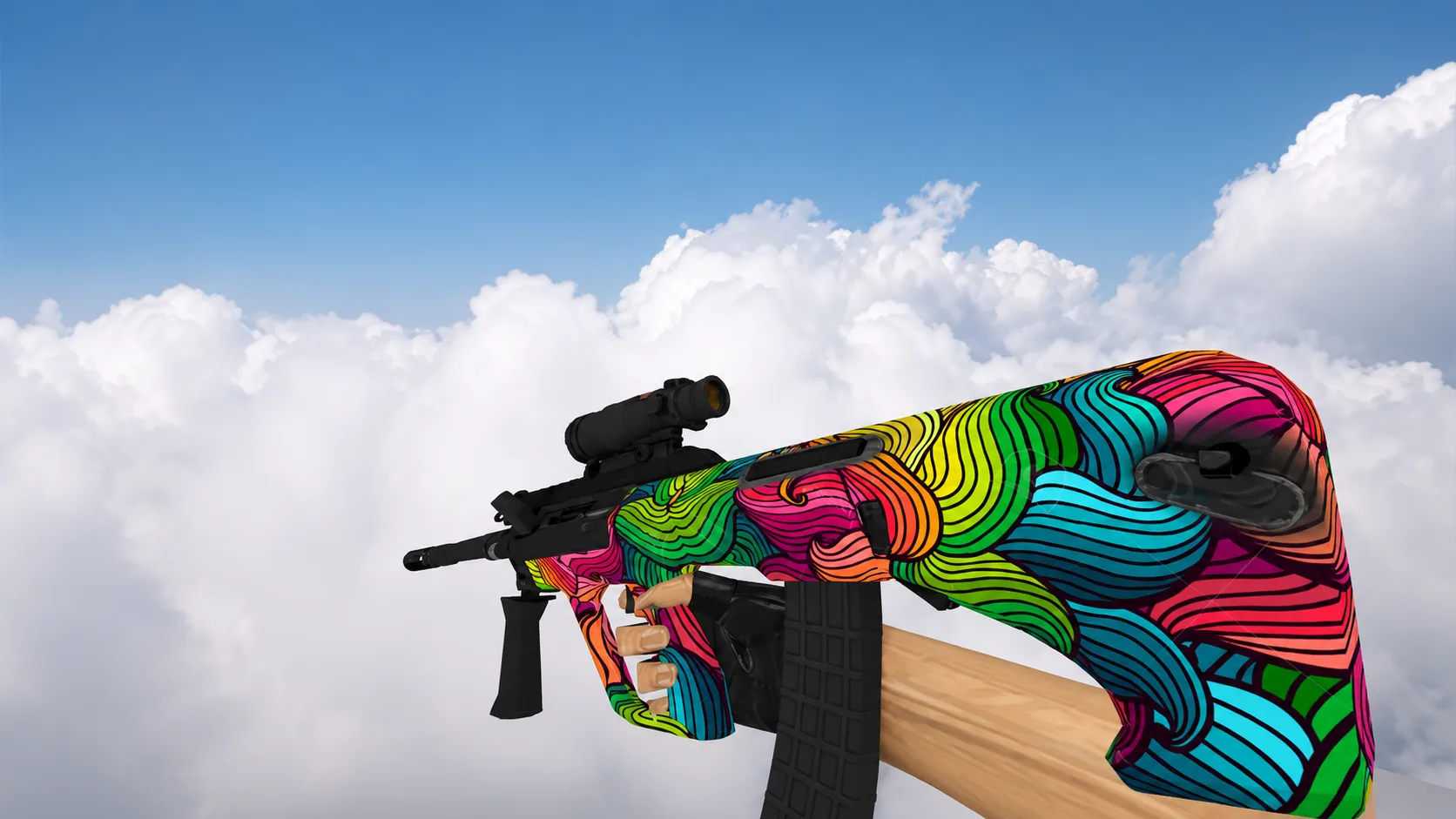 Model AUG "Nathlose" for CS 1.6 — 1