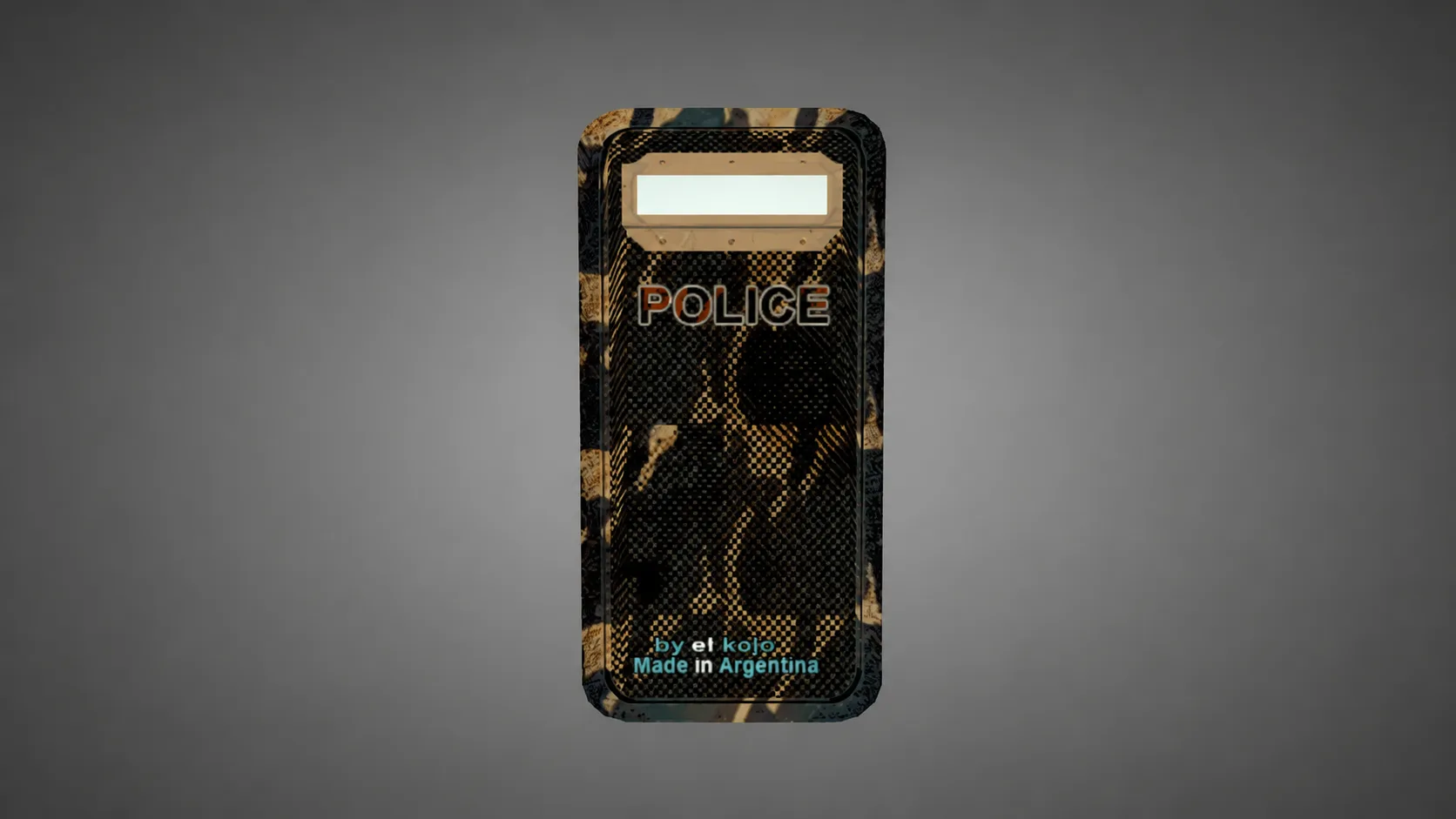 Model Shield "Police Camo Carbon" for CS 1.6 — 1